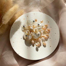 Load image into Gallery viewer, Mother Of Pearl with Pearl Brooch