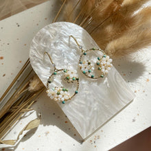 Load image into Gallery viewer, Turquoise with Mother Of Pearl Earring