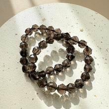 Load image into Gallery viewer, Faceted Smoky Quartz Bracelet
