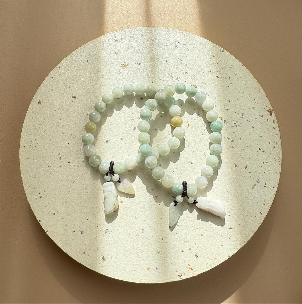 Pi Yau Charm Jade Bracelet