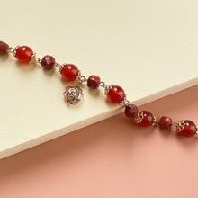 Load image into Gallery viewer, Carnelian with Red Jasper Bracelet
