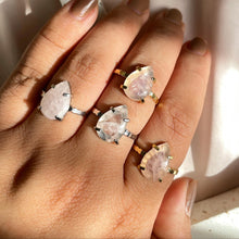 Load image into Gallery viewer, Iris Rose Quartz Ring
