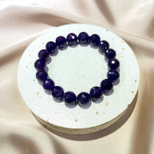 Load image into Gallery viewer, Amethyst Faceted Bracelet
