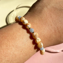 Load image into Gallery viewer, Angelite With Mother Of Pearl Bracelet
