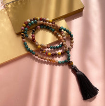 Load image into Gallery viewer, Luck , Confidence , Protection &amp; Grounding Mala
