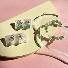 Load image into Gallery viewer, Aventurine with White Jade Bracelet
