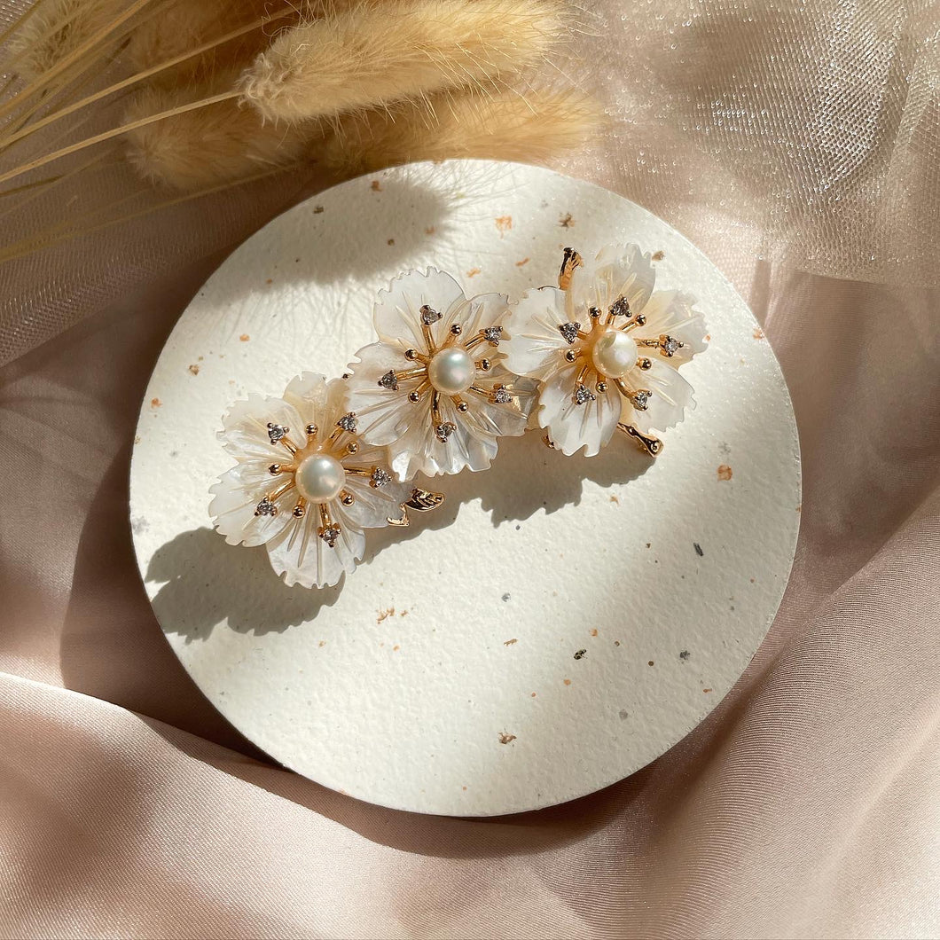 Mother Of Pearl with Pearl Brooch