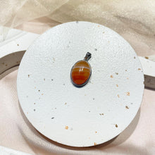 Load image into Gallery viewer, 92.5 Silver Banded Agate Pendant
