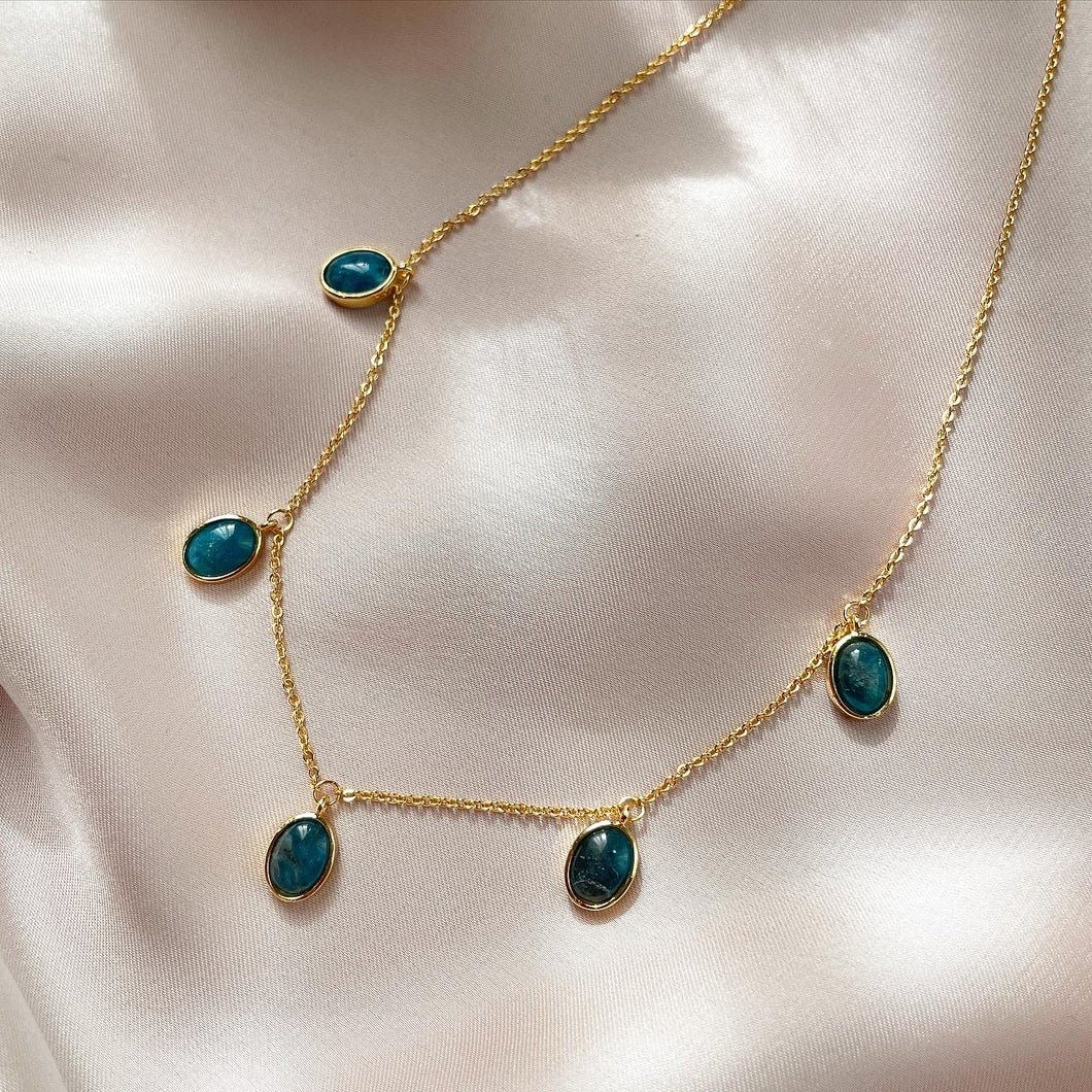 Faith Necklace in Apatite