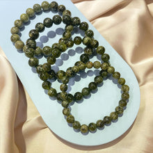 Load image into Gallery viewer, Green Grossular Garnet Bracelet
